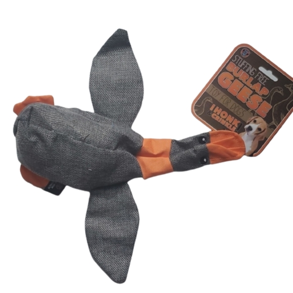 European Home Designs Stuffing Free Burlap Geese Honks & Crinkles-OS - Picture 5 of 5